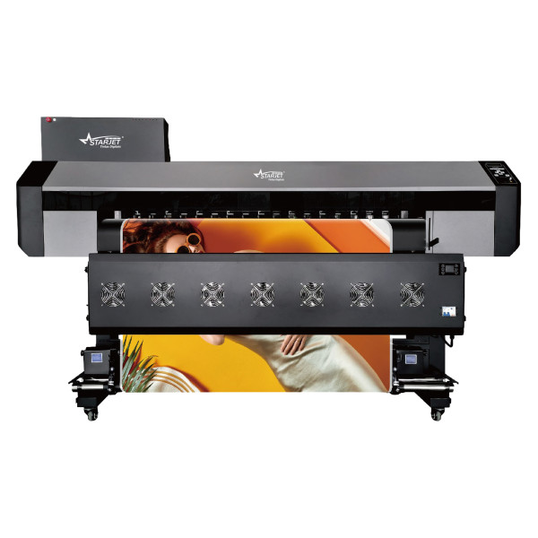 Starjet SJ-1604C UV - Impressora UV Roll-to-Roll de 1.6m de largura, com 4 cabeças Epson (cópia)